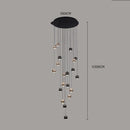 Axyaa Nordic LED Pendant Light Chandelier Modern Home Decor for Living Room