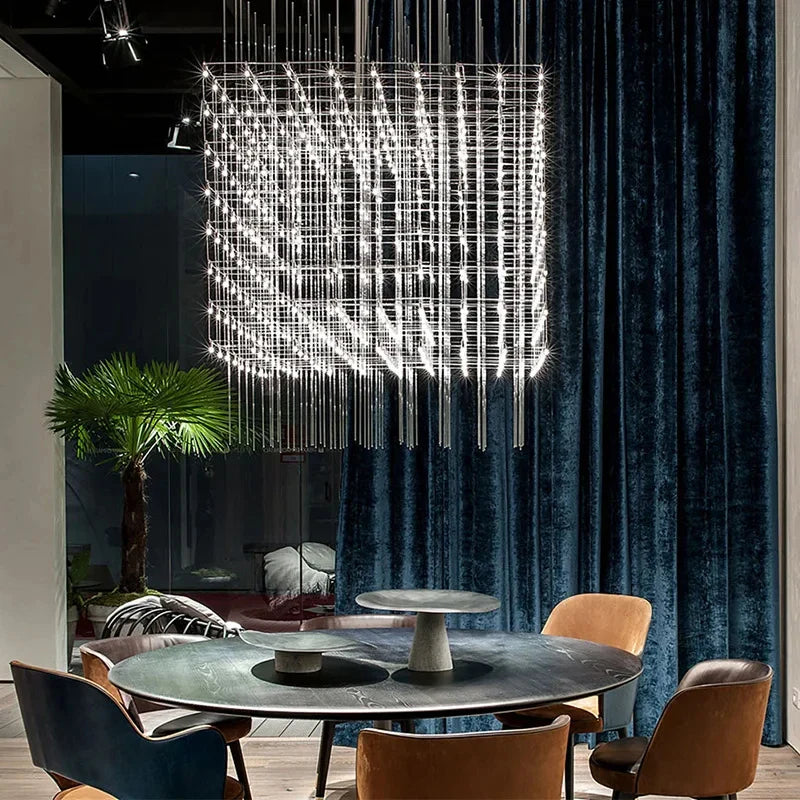 Axyaa Nordic Luxury LED Chandeliers: Customized Indoor Lighting Fixture