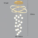 Axyaa Elegant Staircase Chandelier for Home Decoration with Indoor Ceiling Lighting