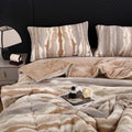 Axyaa Rabbit Velvet Teddy Winter Quilt in Magila Sheep Curly Hair Series