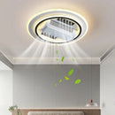 Axyaa Bladeless LED Ceiling Fan Light with Remote Control for Home Decor