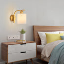 Luxury Brass Glass Wall Lamp Axyaa Home Art Deco Sconce Wall Lights