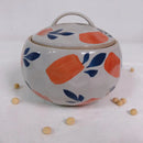 Axyaa Retro Ceramic Stew Pot with Lid, Chinese Style Creative Clay Cookware