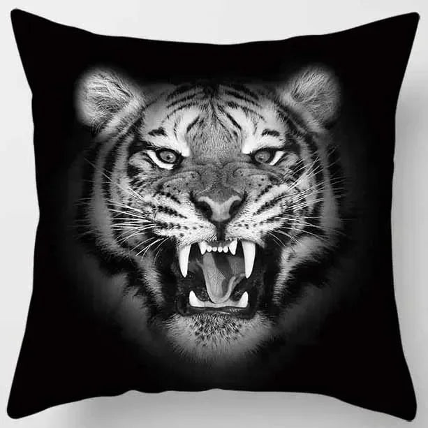 Axyaa African Lion Digital Print Pillowcase Decorative Cover