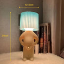 Axyaa Pleats LED Table Lamp: Unique Reading Light for Bedroom, Kids' Gift