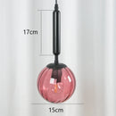 Axya Wave Glass Ball LED Pendant Light for Home Decor