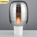 Axyaa Striped Nordic Desk Lamp for Stylish Living Spaces