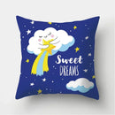 Axyaa Rainbow Nebula Throw Pillow Case for Living Room and Bedroom