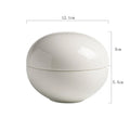 Axyaa Ceramic Soup Basins with Lids - Round Tableware Set for Hotel & Restaurant