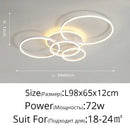 Axyaa Nordic LED Ceiling Chandelier for Living Room Bedroom Restaurant Lighting