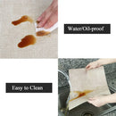 Axyaa Leather Dining Table Mat Set - Heat Resistant, Waterproof, Wipeable Placemats