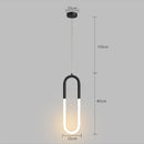 Axyaa Modern Nordic U-Shaped Tube LED Pendant Lights