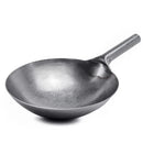 Axya 34cm Non-stick Carbon Steel Wok Hand-forged Iron Pot Cookware