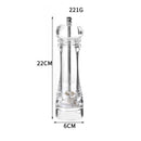 Axyaa Acrylic Salt Pepper Shakers Adjustable Coarseness Ceramic Rotor Kitchen Accessories