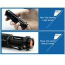 Axya Tactical Flashlight: Portable LED Camping Light Waterproof with 3 Modes