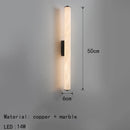 Axyaa Spanish Marble LED Wall Light - Gold/Black/Copper Sconce for Home, Hotel, or Office