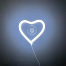 Axyaa Car Window Neon Lights Remote Control Flashing Heart Decorations Neon Party
