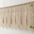 Axyaa Macrame Cotton Door Curtain Wall Hanging Art Tapestry Boho Decoration