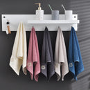 Axyaa Cream Towels Set: Hand Face Hair Towel & Big Shower Bath Towel