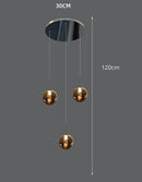 Axyaa Modern Dining Room Pendant Lights, Indoor LED Chandelier Ceiling Lamp
