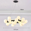 Axyaa Modern LED Pendant Chandeliers for Living and Dining Room Lighting