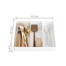 Axyaa Expandable Cutlery Tray Organizer with Dividers for Kitchen Utensils