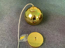 Axyaa Copper Glass Ball Pendant Globe Light for Kitchen Home Decor