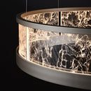 Axyaa Modern Luxury Black Gray Chandelier 60 80cm LED Pendant Light