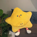 Axyaa Butter Cheese Pillow Plush Dormitory Girl Sofa Star Cushion, Super Soft Doll
