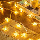 Axyaa Moon Star LED String Lights - Christmas Wedding Room Desk Decor