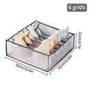 Axyaa Mesh Underwear Organizer Drawer Divider for Clothes Storage Box - Breathable & Foldable