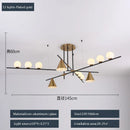 Axyaa Magic Bean Pendant Light: Luxury Nordic Style Chandelier for Home Decor