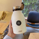 Axyaa Double Stainless Thermos Bottle With Straw - Portable Vacuum Flask for Outdoors