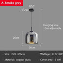 Axyaa Glass LED Pendant Lights Dining Room Chandelier Bar Restaurant Home Decor