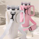 Axyaa Water Bottle Holder with Phone Pocket for Stanley 40oz Tumbler