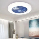 Axyaa Smart Ceiling Fan Lamp with Invisible Blade & Silent Retractable Design, Various Colors