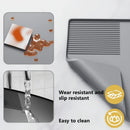 Axyaa Silicone Coffee Machine Mat for Anti-Skid Insulation & Drain Protection