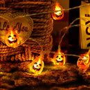 Axyaa Pumpkin String Lights for Halloween Party & Haunted House