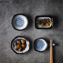 Axyaa Japanese Style Ceramic Seasoning Dish Set for Restaurants and Home