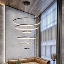 Axyaa LED Chandeliers: Modern Pendant Lights for Living Room & Dining Room