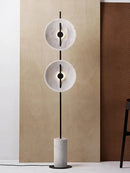 Axyaa Modern Marble Base Floor Lamp: Creative Home Decoration for Living Room & Bedroom