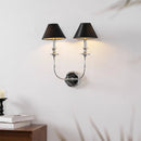 Axyaa Black Cloth Wall Lamp for Living Room Bedroom Study Staircase