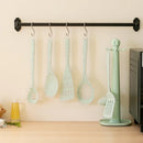 Axyaa Silicone Wooden Handle Kitchenware Set