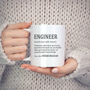 Axyaa Precision Mugs - Ceramic 11 oz White Coffee Tea Cup - Student New Licensed Gift