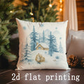 Axyaa Winter Animal Pattern Throw Pillows - Sofa Bedroom Car Cushion Cover