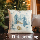 Axyaa Winter Animal Pattern Throw Pillows - Sofa Bedroom Car Cushion Cover
