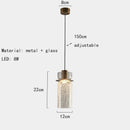 Axyaa Cracked Glass Pendant Lamp | Retro LED Modern Chandelier