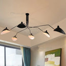 Axyaa Mouille Ceiling Lamp 3/6-Head Spider Pendant Light for Home Decor