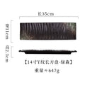 Axyaa Heart Rectangle Ceramic Sushi Plate - Personalized Rock Flat Plate
