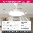 Axyaa 3-in-1 Smart Ceiling Fan with LED Light and Remote Control